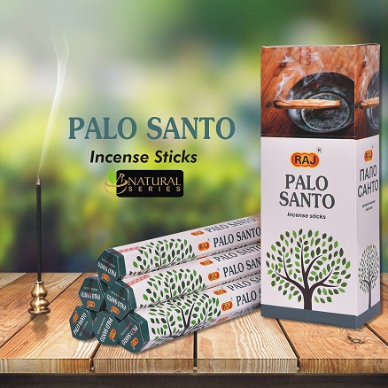 INC-RAJ-068.jpg RAJ INCENSE 15 STICKS - PALO SANTO
