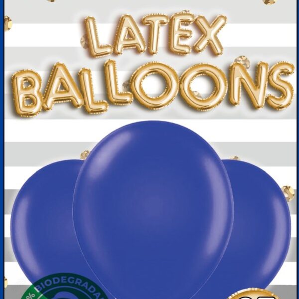 PAR9155.jpg DARK BLUE BALLOONS 25PK - 12INCH 30CM 10/120