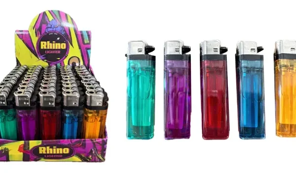 RHIFD RHINO DISPOSABLE LIGHTER TRANSPARENT