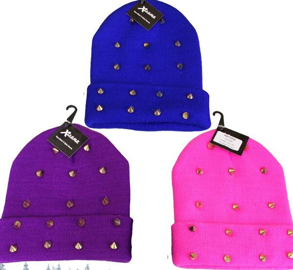 WIN-HAT-001.jpg NEON METAL SPIKE BEANIES