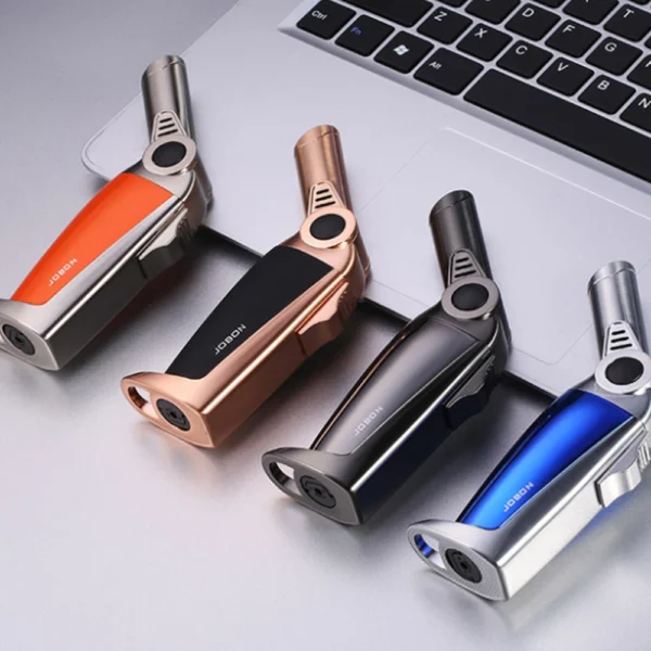 s-l1600 (14) JOBON 3 FLAME CIGAR LIGHTER WITH GIFT BOX 573