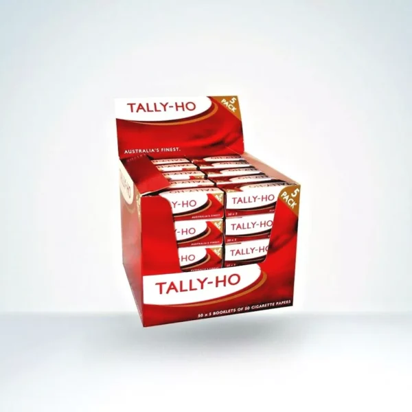 tally ho TALLY HO BOX (50 SMALL BOX X 5 BOOKLET X 50 PAPERS) 12500 PAPER